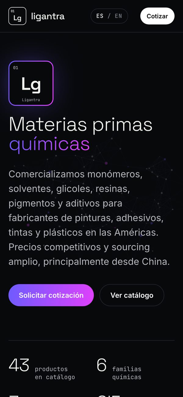 Ligantra en el celular